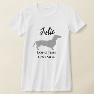 Grappig Dachshund Lange Tijd Hond Moeder T-Shirt