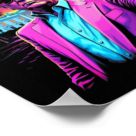 Grappig Daddys Home Witte Huis Trump Roze 2024 Poster (Hoek)