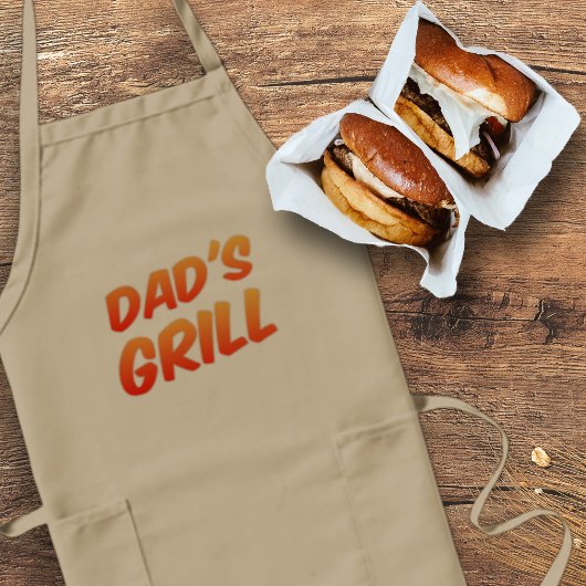 Grappig Dad's Grill Achtertuin BBQ Party Mannen Sc Standaard Schort