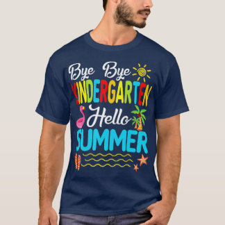Grappig Dag Dag Dag Kindergarten Hallo Zomer Afgel T-shirt