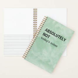 Grappig dagboek | Absoluut niet Notitieboek