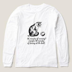 Grappig dames T-shirt voor kattenliefhebbers en sp
