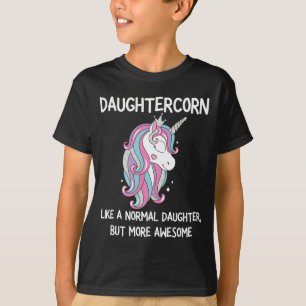 Grappig Dameskostuum voor Dochter Maïs Eenhoorn Do T-shirt