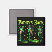 Grappig Dancing Trump St Patricks Day Paddys Terug Magneet (Voorkant / Achterkant)