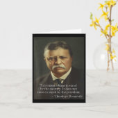 Grappig Dank Meme Design Theodore Teddy Roosevelt Kaart (Gele Bloem)