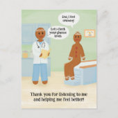 Grappig dank u dokter vakantie Kerstmis Feestdagenkaart (Voorkant)