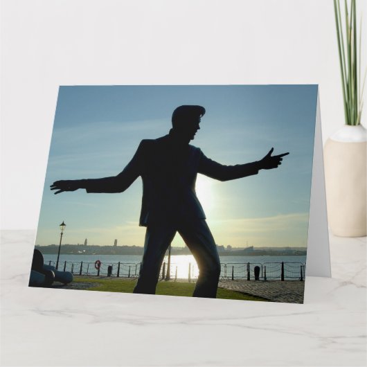 GRAPPIG DANK U RETRO WENSKAART BEDANKKAART (Voorkant)