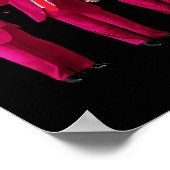 Grappig Dansen Hart Kus Valentijn Poster (Hoek)