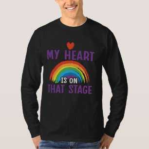 Grappig dansen mijn hart is op dat podium danser t-shirt
