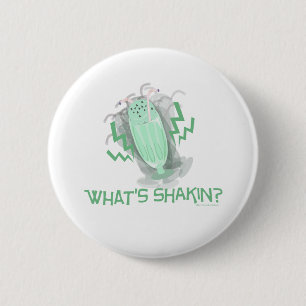 Grappig Dansend Milkshake Cartoon Design Ronde Button 5,7 Cm