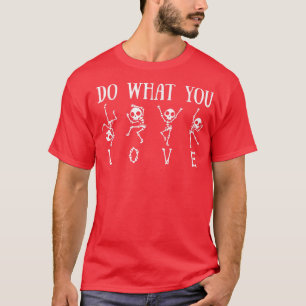 grappig dansend skelet radiologie cadeau radioloog t-shirt