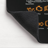Grappig Dashboard Iconen Koffie Mok Auto Guy Car L Muismat (Hoek)