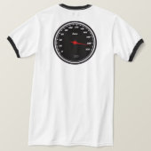 Grappig Dashboard Warning Shirt voor autoliefhebbe (Design achterkant)