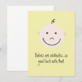 Grappig dat baby's een dollar waard zijn, gefelici notitiekaartje (Voorkant / Achterkant)