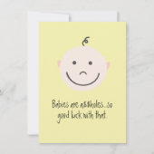Grappig dat baby's een dollar waard zijn, gefelici notitiekaartje (Voorkant)