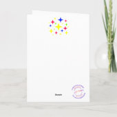 Grappig, dat ben je tenminste niet. Dubbele wenska Kaart (Achterkant)