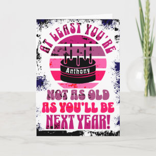 Grappig, dat ben je tenminste niet. Dubbele wenska Kaart