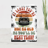 Grappig, dat ben je tenminste niet. Dubbele wenska Kaart (Voorkant)