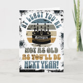 Grappig, dat ben je tenminste niet. Dubbele wenska Kaart (Voorkant)