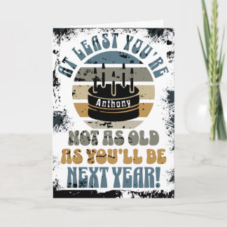 Grappig, dat ben je tenminste niet. Dubbele wenska Kaart