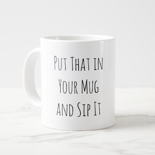 Grappig dat Coffee Mok is voor iemand. (Links)