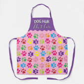 Grappig dat de Dog Hair geen tekst op de druk van Schort (Voorkant)