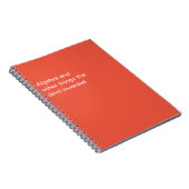 Grappig dat de duivel het heeft uitgevonden notitieboek (Rechterzijde)