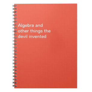 Grappig dat de duivel het heeft uitgevonden notitieboek