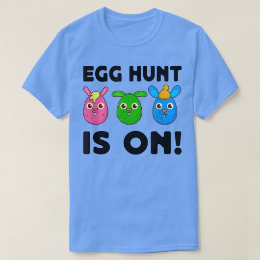 Grappig dat de eicshunt op de kool bunny Eggs hu s T-shirt (Design voorkant)
