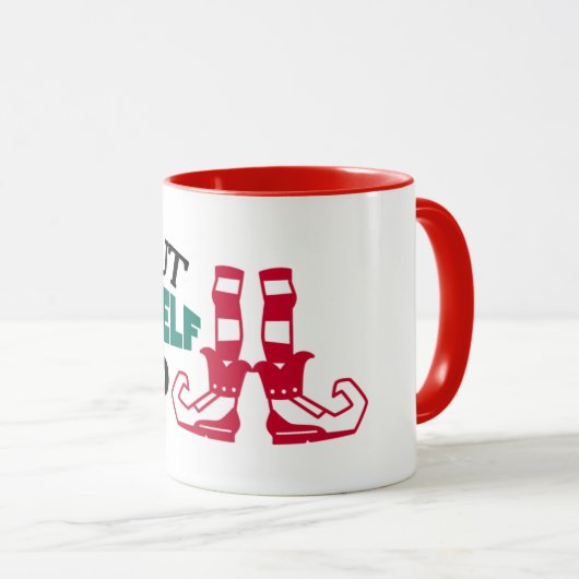 Grappig dat de Elf Kerstmis wordt afgesloten Mok (Voorkant rechts)