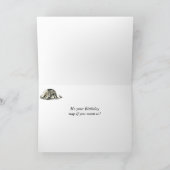 Grappig dat de geboorte van de kapper van de kauwg kaart (Binnen)