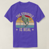 Grappig dat de helling van de touwtjesbaan de stru t-shirt (Design voorkant)