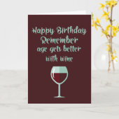 Grappig dat de jaartijd beter wordt met wijn kaart (Gele Bloem)