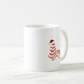 Grappig dat de kerstboom van het seizoensontwerp D Koffiemok (Voorkant rechts)