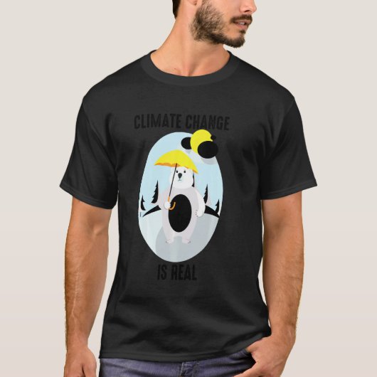 Grappig dat de klimaatverandering een echte klap i t-shirt (Voorkant)