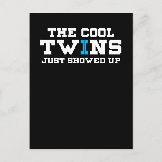 Grappig dat de klote tweelingen net opgedoken zijn briefkaart (Voorkant)