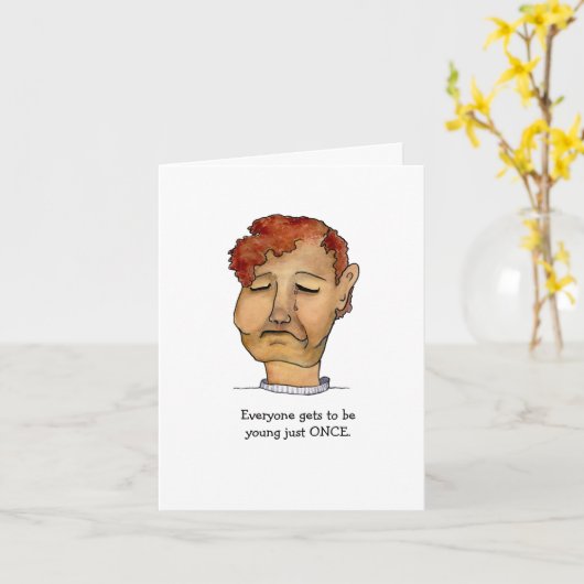 Grappig dat de kroniek voorbij is. kaart (Gele Bloem)