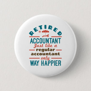 Grappig dat de manier van accountant is gelukt ronde button 5,7 cm