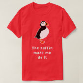 Grappig dat de Puffin mij het IJsland deed T-shirt (Design voorkant)