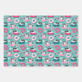 Grappig dat de straten van de strandvlamingos inpakpapier vel (Voorkant)