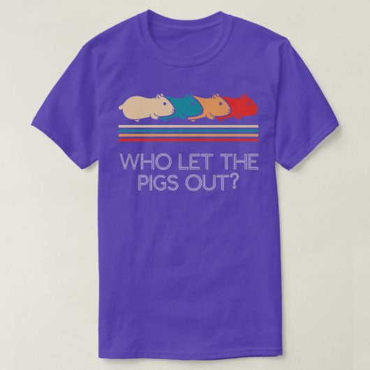 Grappig dat de varkens de eigenaar van het varkens t-shirt (Design voorkant)