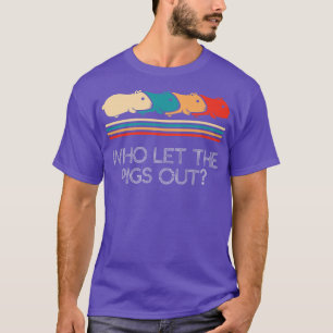 Grappig dat de varkens de eigenaar van het varkens t-shirt