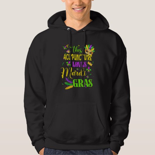 Grappig dat deze Acupunctie het festival van Mardi Hoodie (Voorkant)
