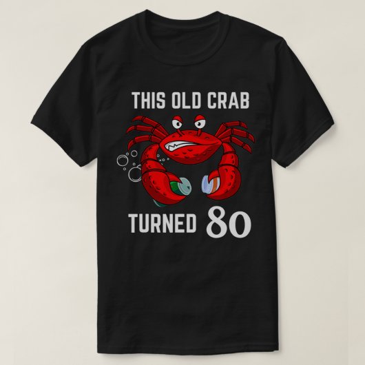 Grappig dat deze oude krab 80 Maryland Crabby Gift T-shirt (Design voorkant)