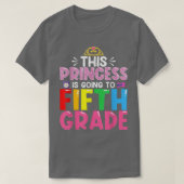 Grappig dat deze prinses naar de vijfde klas terug t-shirt (Design voorkant)