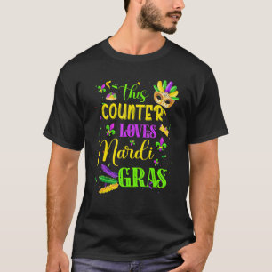 Grappig dat deze tegenstander van Mardi Gras Festi T-shirt