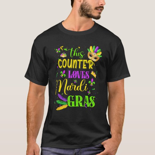 Grappig dat deze tegenstander van Mardi Gras Festi T-shirt (Voorkant)