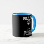 Grappig dat dit Bob is, Bob heeft geen armen klop Mok (Voorkant rechts)