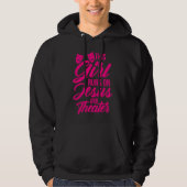 Grappig dat dit meisje op Jezus en theatervrouwen  Hoodie (Voorkant)