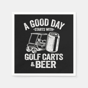 Grappig dat een goede dag begint met Golfkarts bie Servet